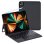 Royal Bailey J5022 Funda Con Bluetooth Teclado Para Ipad 10.2(2021/2020/2019)/ipad Air 10.5/ipad Pro 10.5 Negro