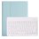 Royal Bailey Ym45 Funda Con Bluetooth Teclado Para Ipad Mini 1/2/3/4/5 Azul