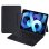 Royal Bailey J3125-6-1 Funda Con Bluetooth Teclado Para Ipad Air 11(2024)/ipad Air 5 10.9(2022)/ipad Air 4 10.9(2020)/ipad Pro 11(2022/2021/2020/2018) Negro