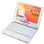 Royal Bailey F129ats-1 Funda Con Bluetooth Teclado Para Ipad Air 13(2024)/ipad Pro 12.9(2022/2021/2020/2018) Plata