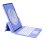 Royal Bailey Sy131c Funda Con Bluetooth Teclado Para Ipad Air 13(2024)/ipad Pro 12.9(2022/2021/2020/2018) Morado