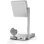 Cargador inalámbrico XtremeMac X-Station 3 en 1 gris con MagSafe y Qi