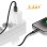Cabo USB-A para Lightning Avizar KBL-HL-LED-IP5 1,5 m com LED preto