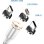 Cabo de carga magnético 3-em-1 Avizar USB-A para USB-C e Lightning 1m