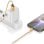 Cavo di ricarica 3-in-1 magnetico Avizar USB-A a USB-C/Lightning/Micro-USB