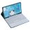 Capa para Tablet Royal Bailey PS006C Teclado Bluetooth iPad mini 6 Verde