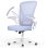Chaise de bureau ergonomique Naspaluro violet avec roues et soutien lombaire