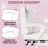 Silla Gaming para Niños Naspaluro Ergonómica Ajustable con Reposapiés