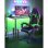 Chaise Gaming Naspaluro RGB LED Support Lombaire Repose-bras