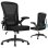 Chaise de Bureau Ergonomique Naspaluro Roulante Réglable Noir