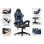 Chaise Naspaluro Ergonomique Gaming Noir et Bleu Réglable