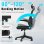 Chaise de bureau Naspaluro Ergonomique 2D Accoudoirs Repose-tete