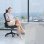 Chaise de bureau Naspaluro Ergonomique 2D Accoudoirs Repose-tete