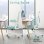 Chaise de bureau ergonomique Naspaluro vert avec roulettes