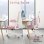 Chaise de bureau ergonomique Naspaluro Rosa avec roulettes