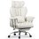 Chaise de bureau Naspaluro cuir PU haut dossier repos-pieds