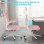 Chaise de bureau Naspaluro Ergonomique Rosa 2D