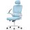 Chaise de bureau ergonomique Naspaluro Bleu accoudoirs pliants