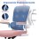 Chaise de Bureau Ergonomique Naspaluro Reposabrazos Pliable 90° Support Lombaire Réglable Hauteur Rose