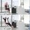 Chaise de Bureau Ergonomique Naspaluro Reposabrazos Pliable 90° Support Lombaire Réglable Hauteur Rose