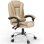 Chaise de bureau Naspaluro ergonomique réglable avec grand siège rembourré
