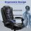 Chaise de bureau Naspaluro ergonomique réglable noire 360°