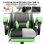 Chaise de Bureau Naspaluro Ergonomique Gaming Cuir PU Repos-tête