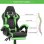 Chaise de Bureau Naspaluro Ergonomique Gaming Cuir PU Repos-tête