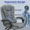 Chaise de Bureau Ergonomique Naspaluro avec Dossier Réglable et Pivotante 360° Noir-gris