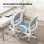 Chaise de Bureau Naspaluro Ergonomique Malla Respirante Vert Clair