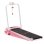 Cinta de correr HomeFitnessCode plegable 2.5 HP pantalla LED 120 kg rosa