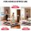 Cinta de correr HomeFitnessCode plegable 2.5 HP pantalla LED 120 kg rosa