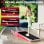 Cinta de correr HomeFitnessCode plegable 2.5 HP pantalla LED 120 kg rosa