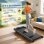 Cinta de correr HomeFitnessCode 3,0 CV motor sin escobillas 1-10 km/h inclinación 0-8%