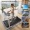 Cinta de correr HomeFitnessCode Walking Pad Negro con motor silencioso 2,5 HP e inclinación ajustable