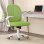 Chaise de bureau Naspaluro ergonomique réglable en hauteur vert