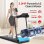 Cinta de correr plegable HomeFitnessCode 1-12 km/h 12 programas Bluetooth