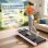 Cinta de correr HomeFitnessCode 1-10 km/h 3,0 CV Inclinación 0-8% Rosa