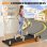 Cinta de Correr HomeFitnessCode Multifunción Inclinación 7% Velocidad 1-8 km/h Mando a Distancia
