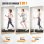 Cinta de Correr HomeFitnessCode Multifunción Inclinación 7% Velocidad 1-8 km/h Mando a Distancia