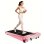 Cinta de correr HomeFitnessCode motorizada 2,5 HP velocidad 10 km/h rosa