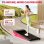 Cinta de correr HomeFitnessCode 4 en 1 2,5 HP Pantalla LED Mando a Distancia Negro