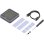 Caja SSD Renkforce M.2 NVMe Aluminio Gris con Display LCD integrado
