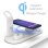 4-in-1 Ladestation mit kabelloser Qi-Ladung, drehbarer Lightning, USB-C und Micro-USB-Halterung für Apple Watch und AirPods