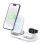 Drahtlose faltbare Ladestation 3-in-1 Dam Electronics Qi 15W Doppelposition