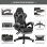 Chaise de bureau Naspaluro Ergonomique PU Cuir Repose-tete Repos-pieds
