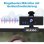 Webcam NexiGo Full HD 1080p USB Microphone Antibruit Couvercle Confidentialité