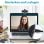 Webcam NexiGo Full HD 1080p USB Microphone Antibruit Couvercle Confidentialité