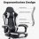 Sedia da gaming Autrucker braccioli 3D e poggiapiedi