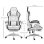 Sedia Gaming cuoio PU Autrucker con poggiapiedi retrattile